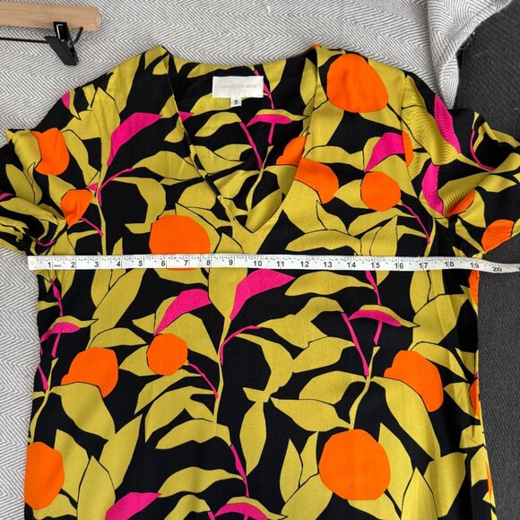 🌻 Anthropologie x Corey Lynn Calter Naranjas Midi Dress - Picture 8 of 10